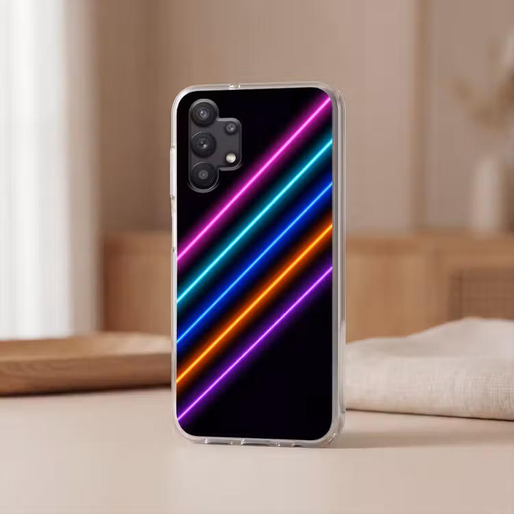 Esthetiek - Retro - Neon Telefoonhoesje Samsung Galaxy A32 5G klein -sfeer2