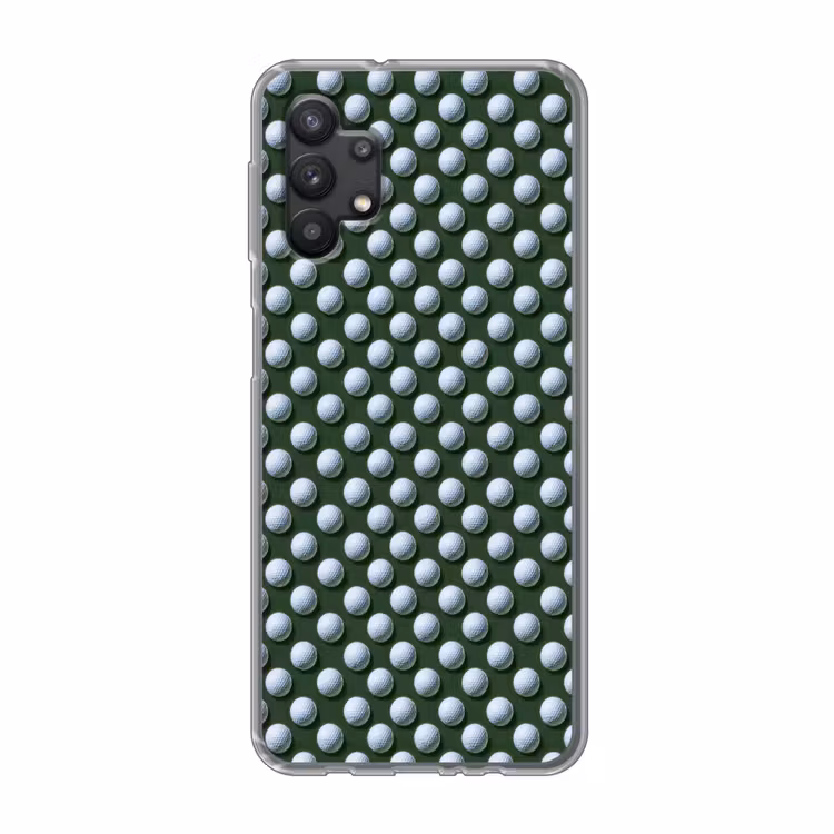 Ballen - Golf - Groen Telefoonhoesje Samsung Galaxy A32 5G klein 346 -3d