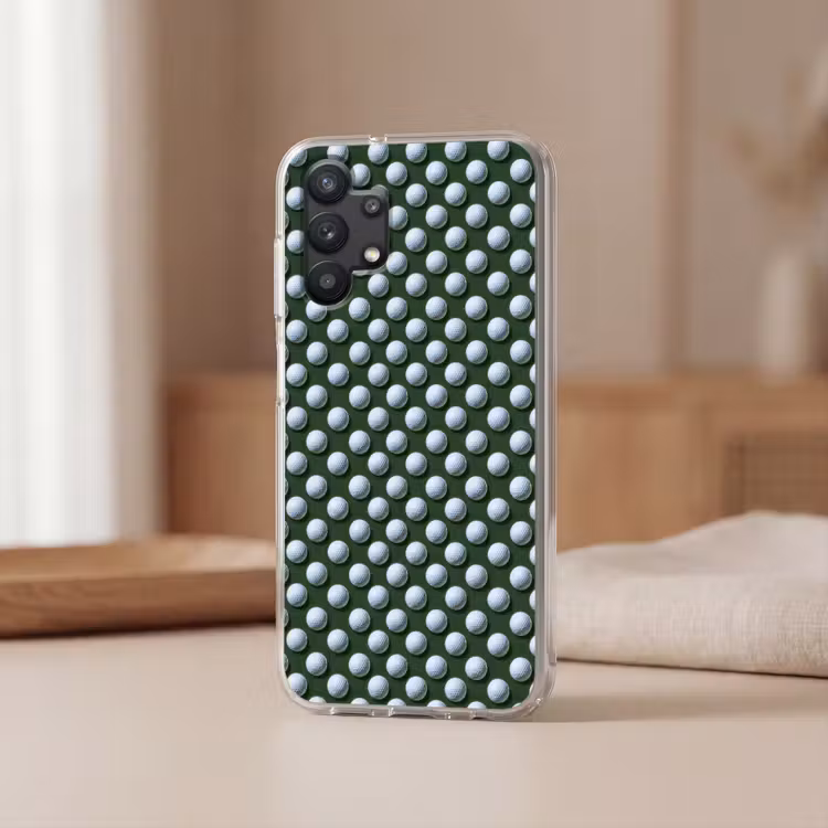 Ballen - Golf - Groen Telefoonhoesje Samsung Galaxy A32 5G klein 346 -sfeer2