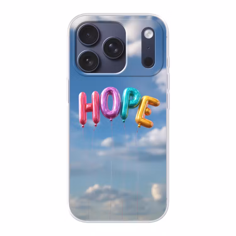 Ballonen - Lucht - Hope Telefoonhoesje iPhone 17 Pro klein -3d