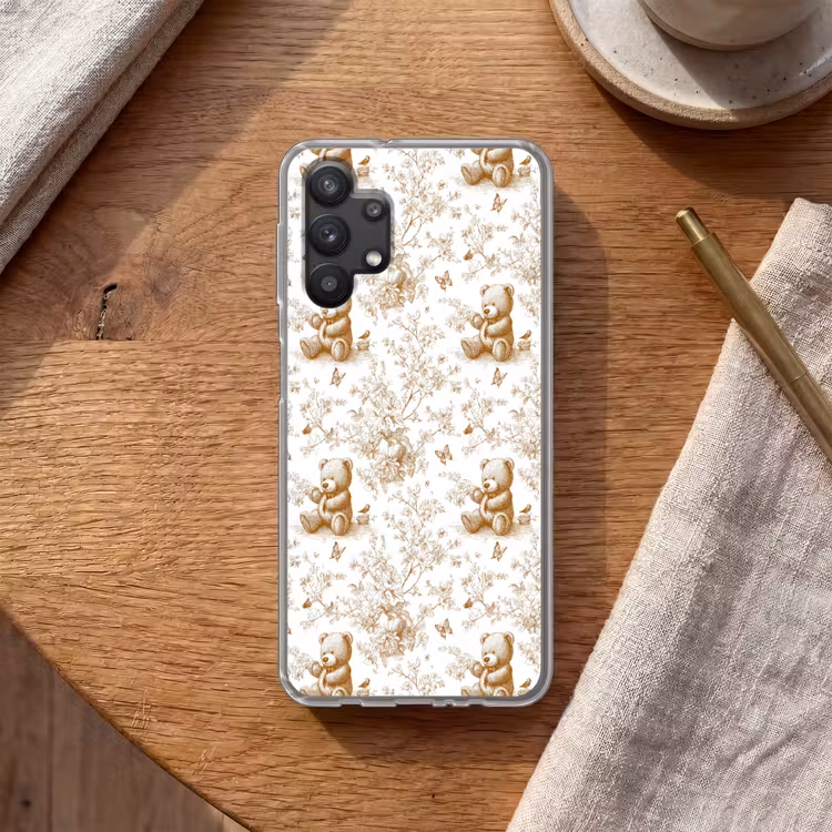 Beer - Tijdloos - Bruin Telefoonhoesje Samsung Galaxy A32 5G klein 346 -sfeer1