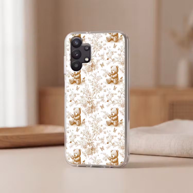 Beer - Tijdloos - Bruin Telefoonhoesje Samsung Galaxy A32 5G klein 346 -sfeer2