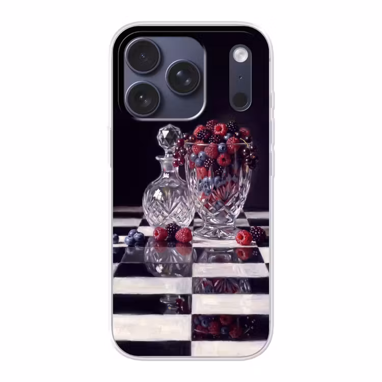 Handyhülle - Beeren – Kristall – Stillleben - Bessen - Kristal - Stilleven Telefoonhoesje iPhone 17 Pro klein