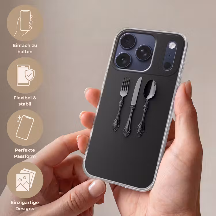 Bestek - Zwart Telefoonhoesje iPhone 17 Pro klein -sfeer3_DE