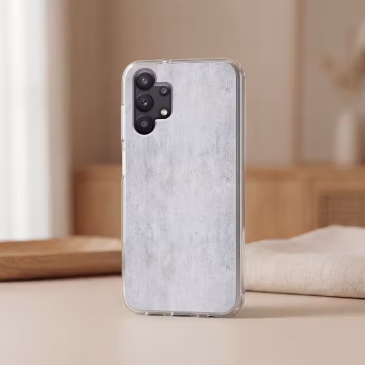 Beton - Textuur - Achtergrond - Grijs - Industrieel Telefoonhoesje Samsung Galaxy A32 5G klein -sfeer2