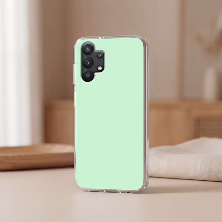 Pale - Mint - Groen Telefoonhoesje Samsung Galaxy A32 5G klein 346 -sfeer2