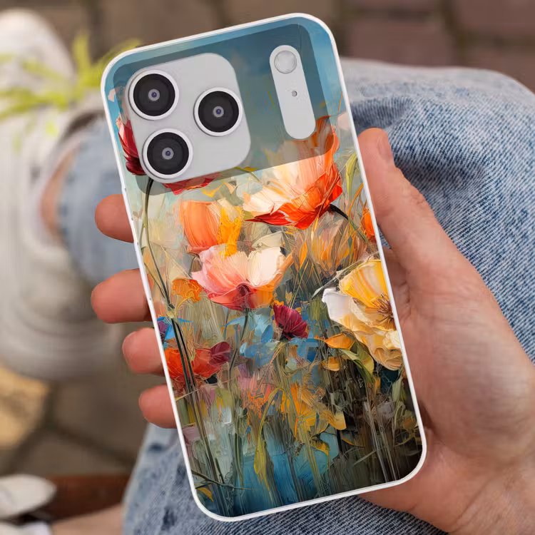 Bloemen - Watercolor - Kunst - Botanisch - Natuur Telefoonhoesje iPhone 17 Pro klein -sfeer2