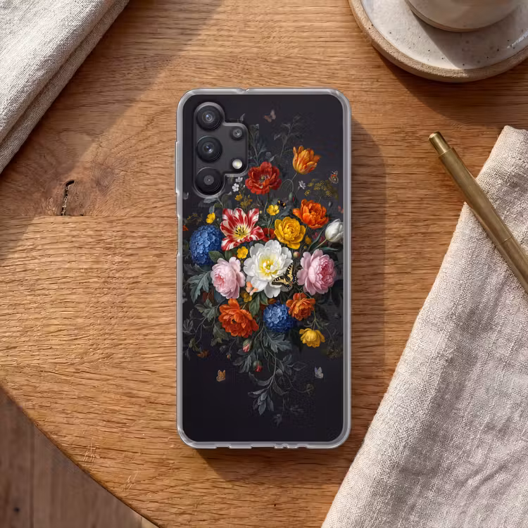Bloemen - Boeket - Klassiek - Kleurrijk - Natuur Telefoonhoesje Samsung Galaxy A32 5G klein -sfeer1