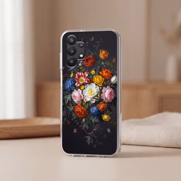 Bloemen - Boeket - Klassiek - Kleurrijk - Natuur Telefoonhoesje Samsung Galaxy A32 5G klein -sfeer2