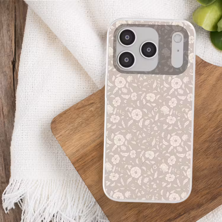 Bloemen - Blaadjes - Patroon Telefoonhoesje iPhone 17 Pro klein 878 -sfeer1