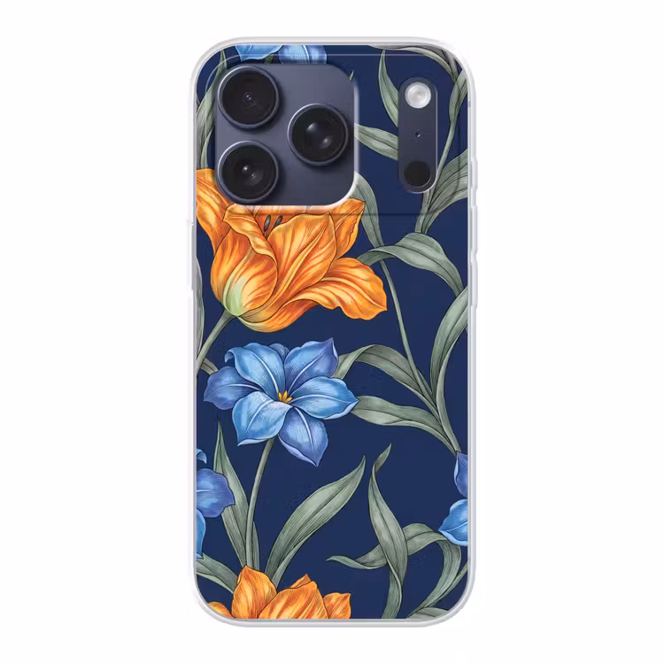 Handyhülle - Blumen – Botanik – Muster - Bloemen - Botanisch - Patroon Telefoonhoesje iPhone 17 Pro klein