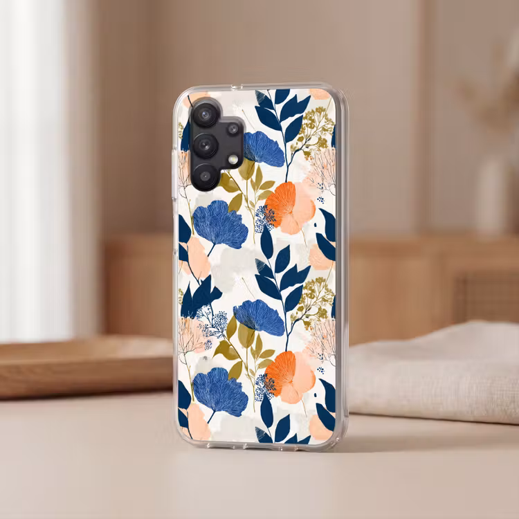 Bloemen - Botanisch - Kleurrijk Telefoonhoesje Samsung Galaxy A32 5G klein 346 -sfeer2