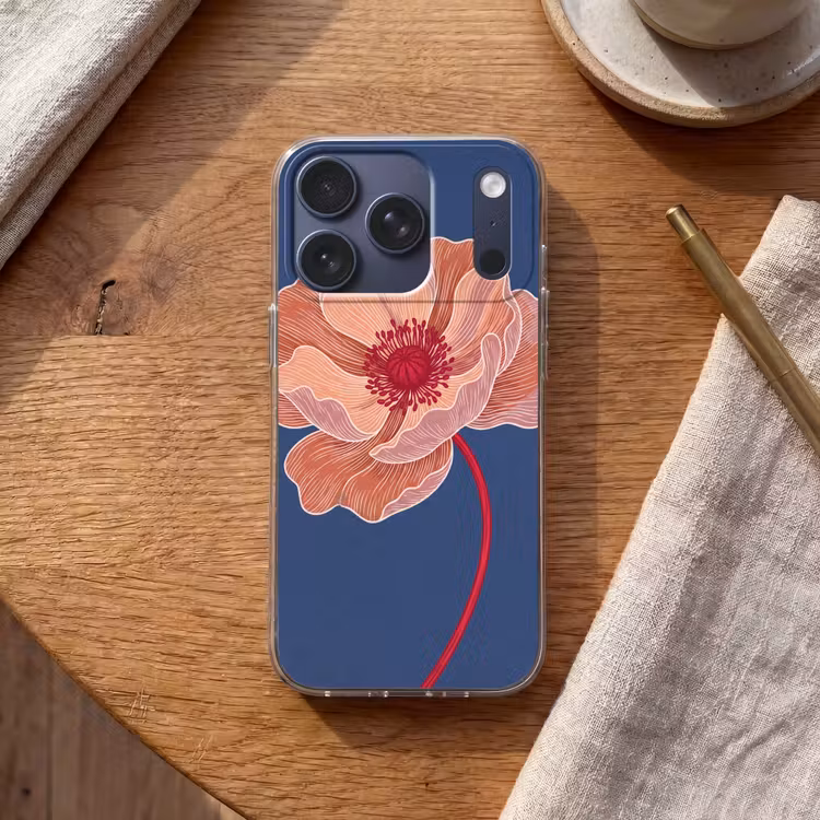 Handyhülle - Blumen – Modern – Abstrakt - Bloemen - Modern - Abstract Telefoonhoesje iPhone 17 Pro klein