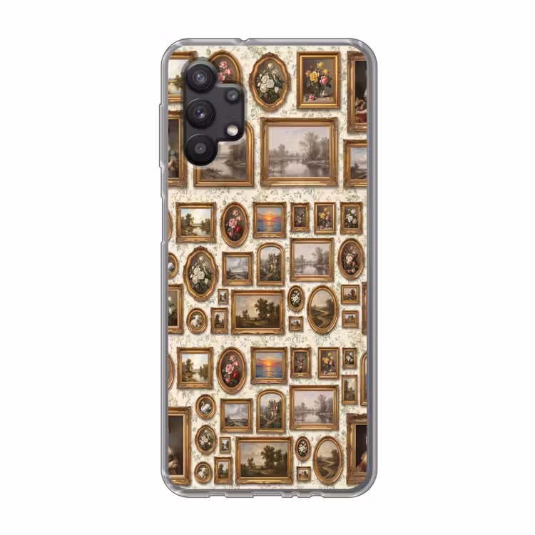 Bloemen - Roze - Stilleven - Klassiek Telefoonhoesje Samsung Galaxy A32 5G klein -3d