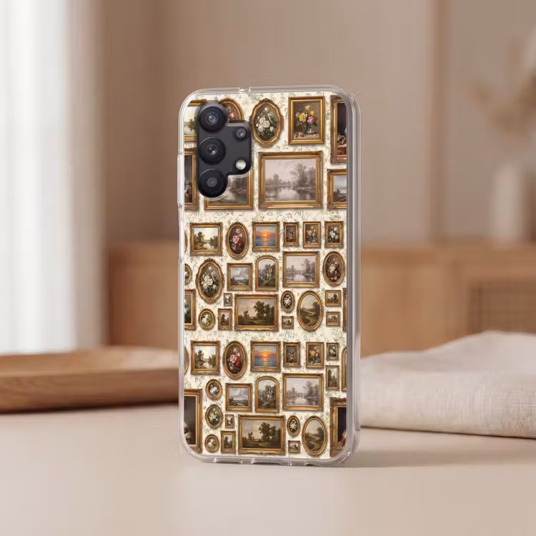 Bloemen - Roze - Stilleven - Klassiek Telefoonhoesje Samsung Galaxy A32 5G klein -sfeer2