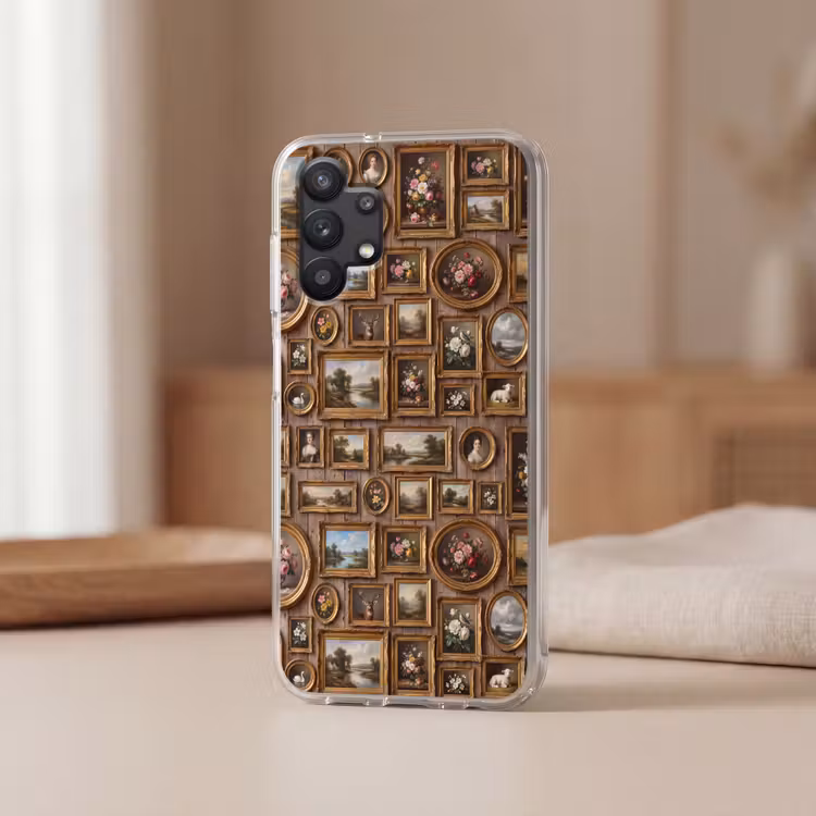 Bloemen - Rozen - Klassiek - Vaas - Kleurrijk Telefoonhoesje Samsung Galaxy A32 5G klein -sfeer2