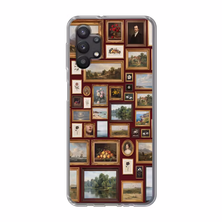 Bloemen - Vaas - Klassiek - Kunst - Rood Telefoonhoesje Samsung Galaxy A32 5G klein -3d