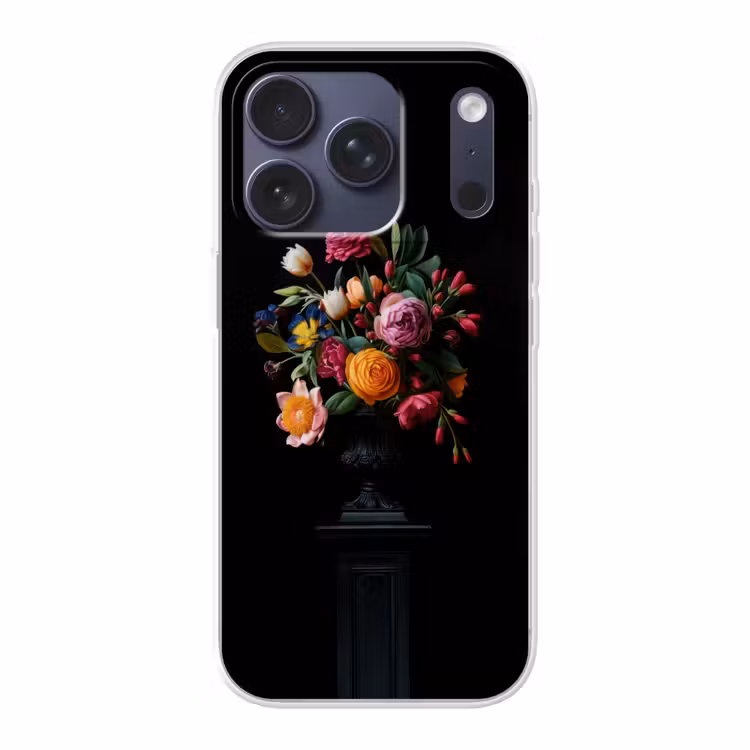 Boeket - Romantisch - Kleurrijk Telefoonhoesje iPhone 17 Pro klein -3d