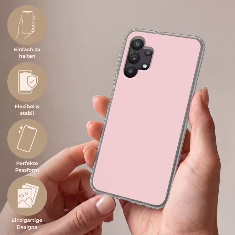 Blush - Pink - Roze Telefoonhoesje Samsung Galaxy A32 5G klein 346 -sfeer3_DE