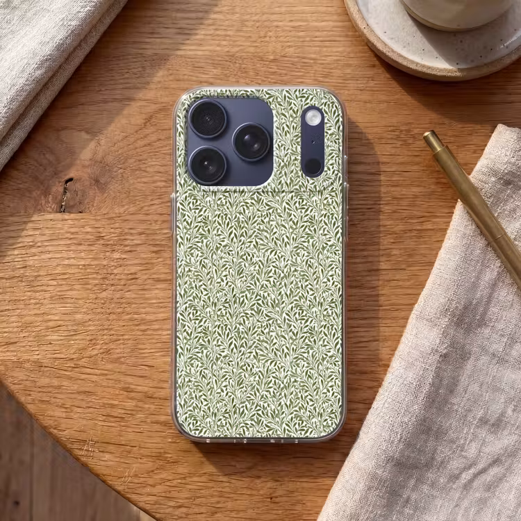 Botanisch - Takken - Groen Telefoonhoesje iPhone 17 Pro klein 878 -sfeer1