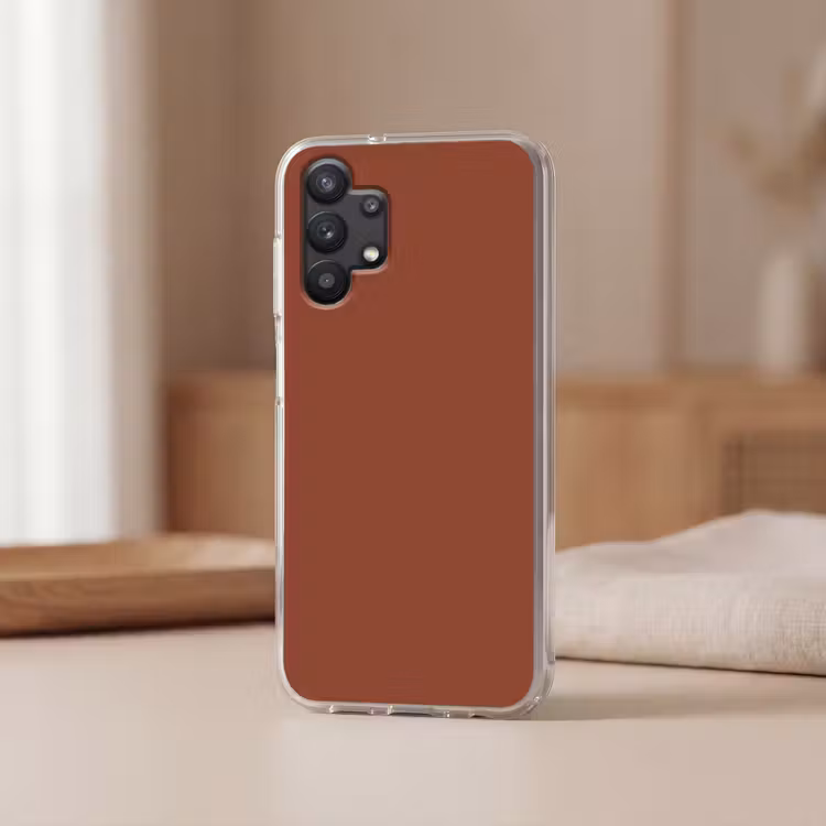 Burnt - Mahogany - Terracotta Telefoonhoesje Samsung Galaxy A32 5G klein 346 -sfeer2