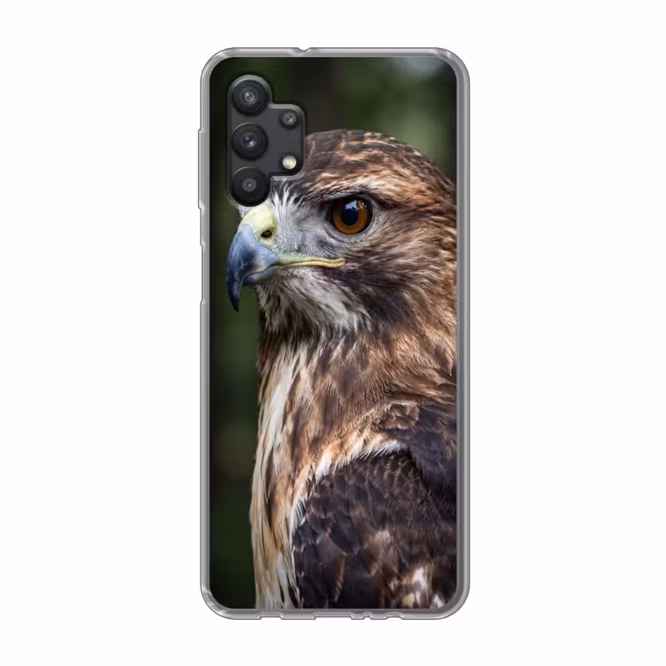 Buizerd - Roofvogel - Natuur - Bruin Telefoonhoesje Samsung Galaxy A32 5G klein -3d