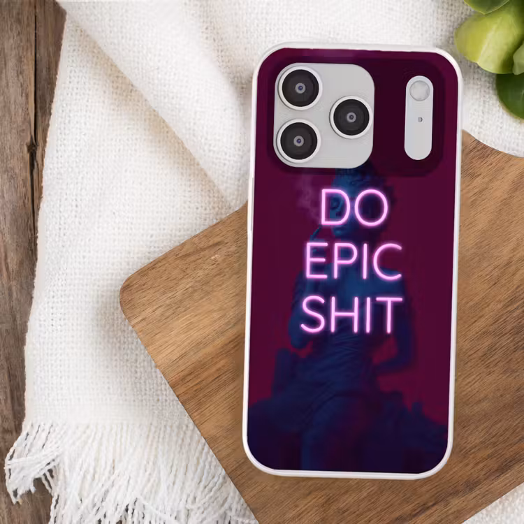 Buste - Neon - LED - Letters Telefoonhoesje iPhone 17 Pro klein -sfeer1