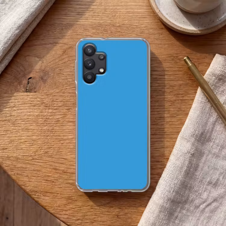 Cerulean - Breeze - Blauw Telefoonhoesje Samsung Galaxy A32 5G klein 346 -sfeer1
