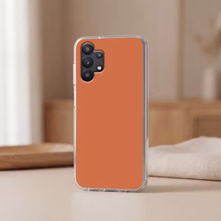 Classic - Terracotta - Oranje Telefoonhoesje Samsung Galaxy A32 5G klein 346 -sfeer2