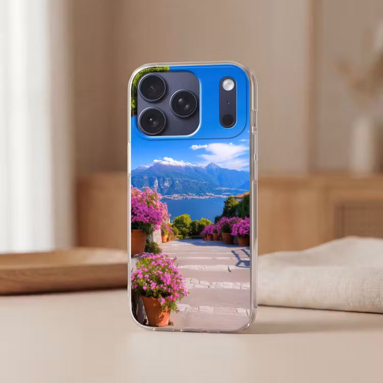 Lake Como - Italië - Landschap Telefoonhoesje iPhone 17 Pro klein -sfeer2