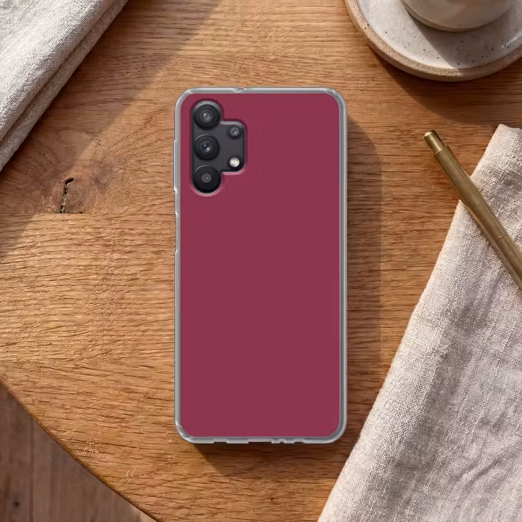 Deep - Rasberry - Rood Telefoonhoesje Samsung Galaxy A32 5G klein 346 -sfeer1