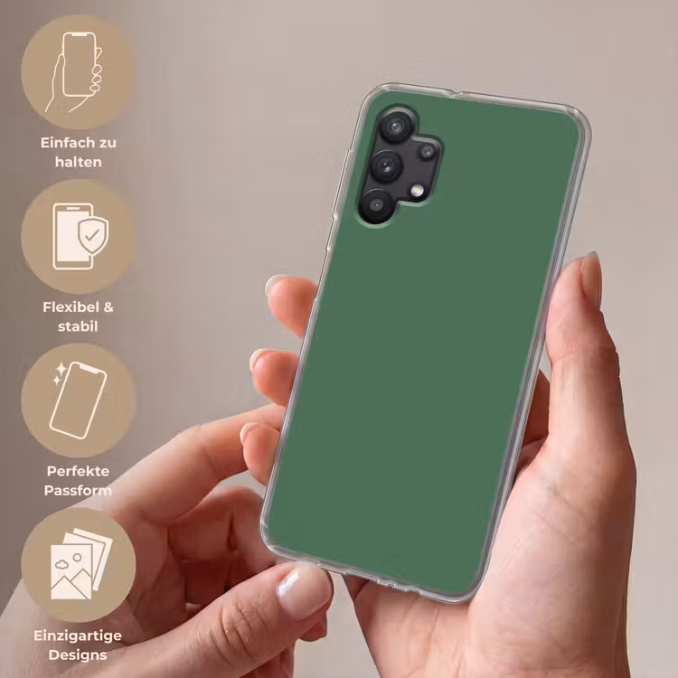 Deep - Sagewood - Groen Telefoonhoesje Samsung Galaxy A32 5G klein 346 -sfeer3_DE