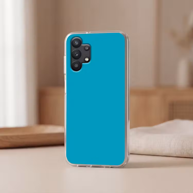 Deep - Turquoise - Turkoois Telefoonhoesje Samsung Galaxy A32 5G klein 346 -sfeer2