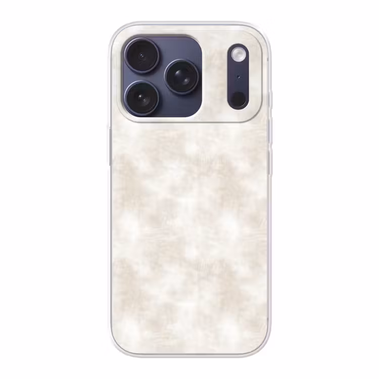 Subtiel - Structuur - Beige Telefoonhoesje iPhone 17 Pro klein 878 -3d