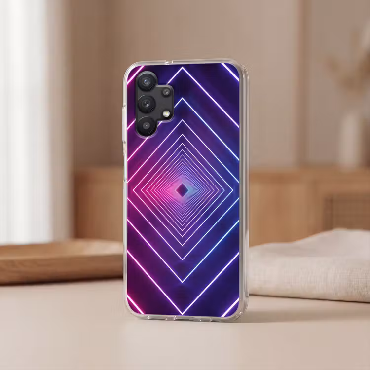 Driedimensionaal - Tunnel - Ruimte Telefoonhoesje Samsung Galaxy A32 5G klein -sfeer2