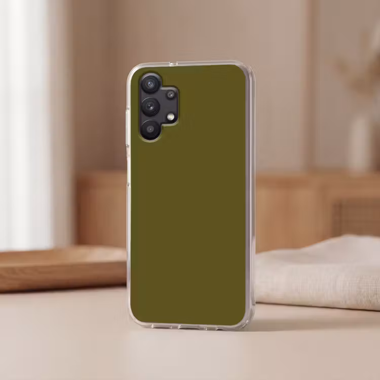Dark - Olive - Groen Telefoonhoesje Samsung Galaxy A32 5G klein 346 -sfeer2