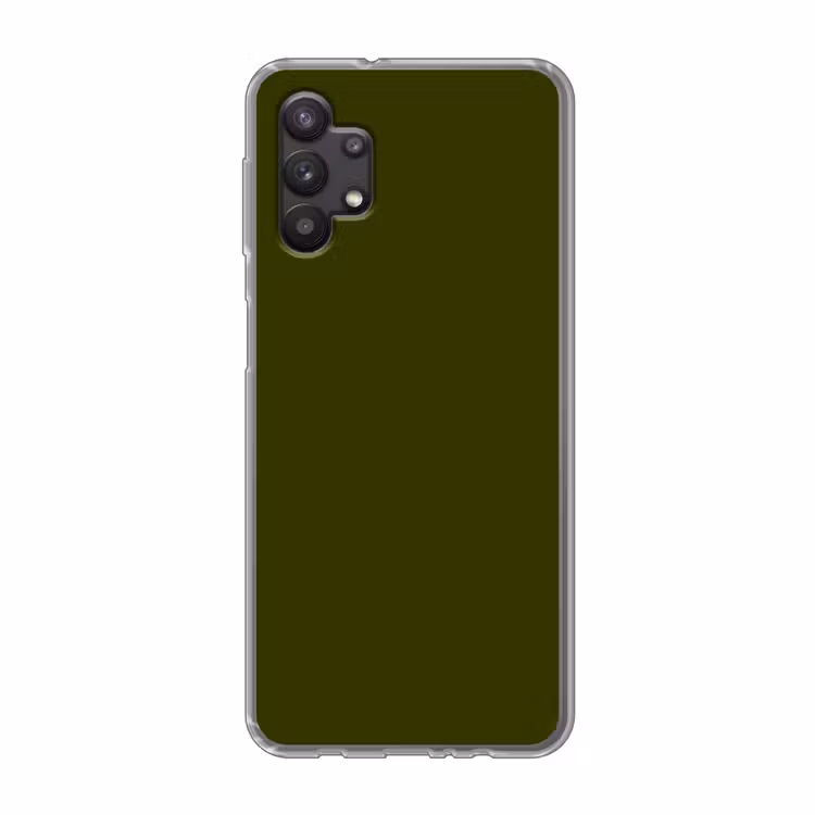 Dark  - Olive - Groen Telefoonhoesje Samsung Galaxy A32 5G klein 346 -3d
