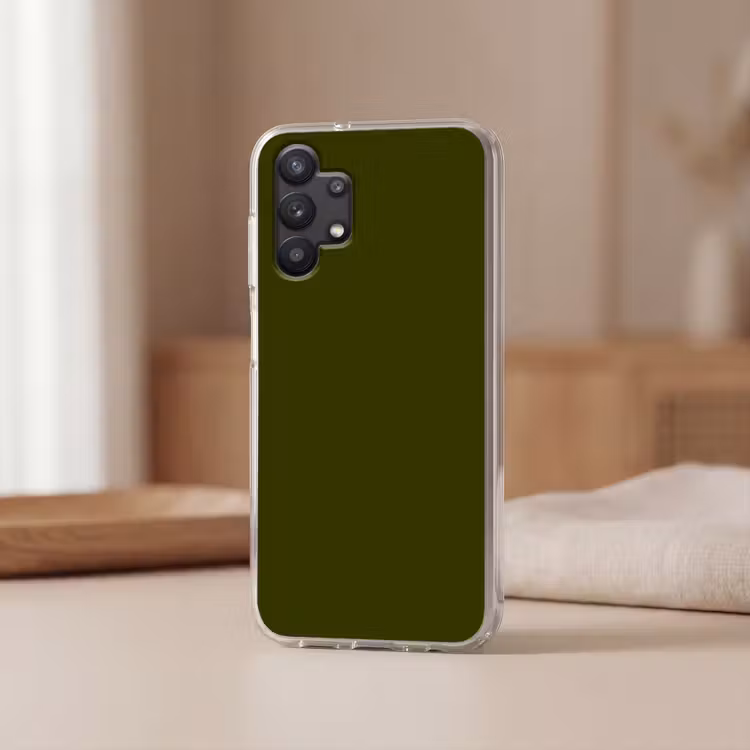 Dark  - Olive - Groen Telefoonhoesje Samsung Galaxy A32 5G klein 346 -sfeer2