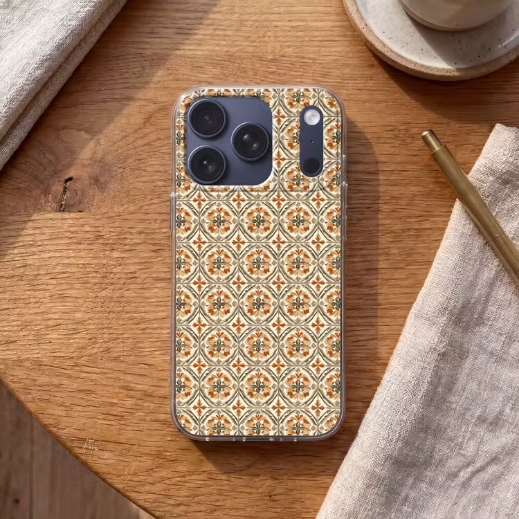 Elegant - Antiek - Kleurrijk Telefoonhoesje iPhone 17 Pro klein 878 -sfeer1