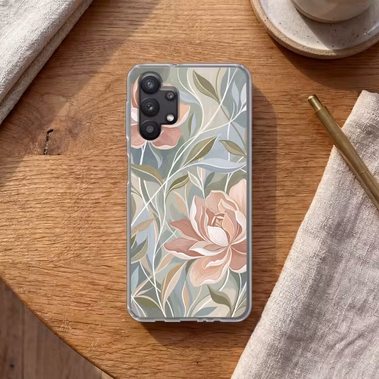 Elegant - Romantiek - Roze Telefoonhoesje Samsung Galaxy A32 5G klein -sfeer1