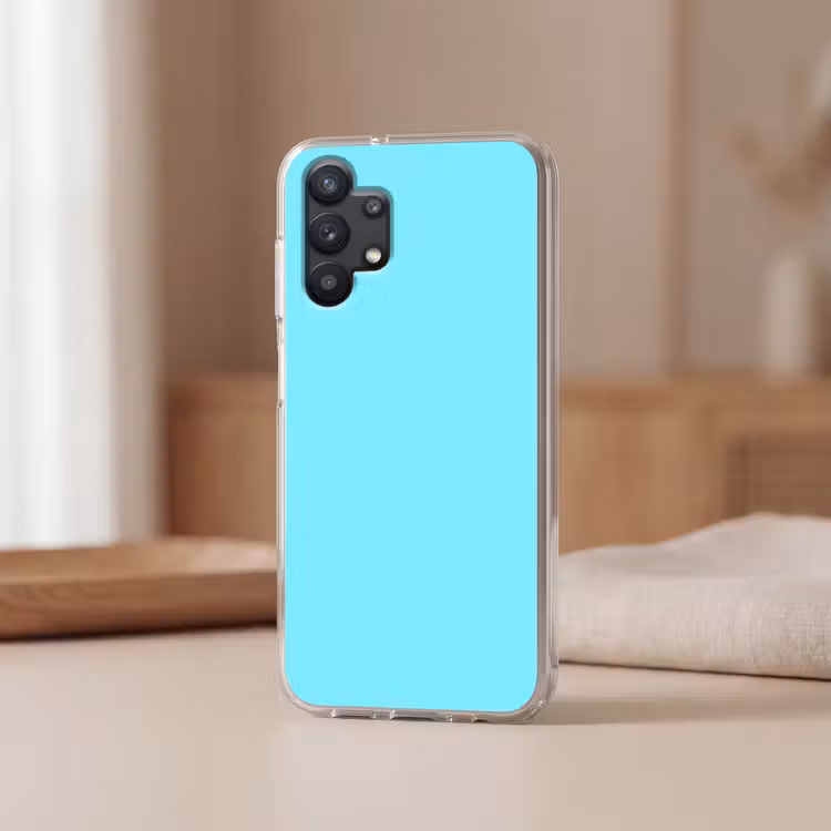 Electric - Cyan - Blauw Telefoonhoesje Samsung Galaxy A32 5G klein 346 -sfeer2
