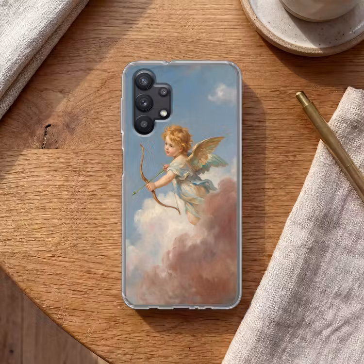 Engel - Pijl en boog - Mythologie - Klassiek Telefoonhoesje Samsung Galaxy A32 5G klein -sfeer1