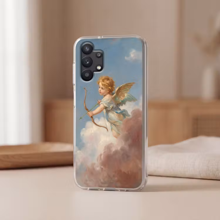 Engel - Pijl en boog - Mythologie - Klassiek Telefoonhoesje Samsung Galaxy A32 5G klein -sfeer2