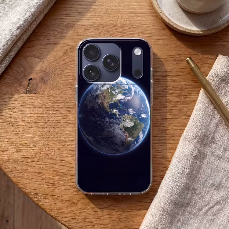 Handyhülle - Erde – Weltraum – Kosmos - Aarde - Ruimte - Kosmos Telefoonhoesje iPhone 17 Pro klein