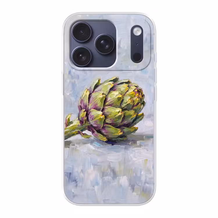 Handyhülle - Essen – Artischocke – Modern - Eten - Artisjok - Modern Telefoonhoesje iPhone 17 Pro klein