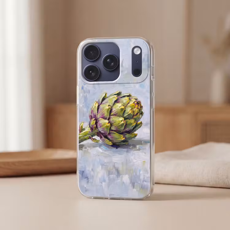 Handyhülle - Essen – Artischocke – Modern - Eten - Artisjok - Modern Telefoonhoesje iPhone 17 Pro klein