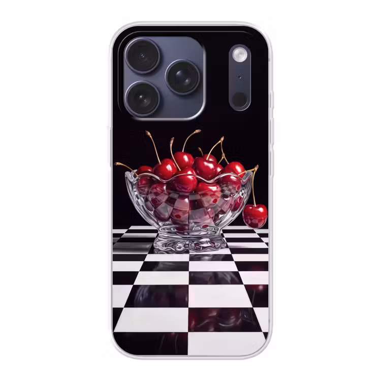 Handyhülle - Essen – Kirschen – Rot - Eten - Kersen - Rood Telefoonhoesje iPhone 17 Pro klein