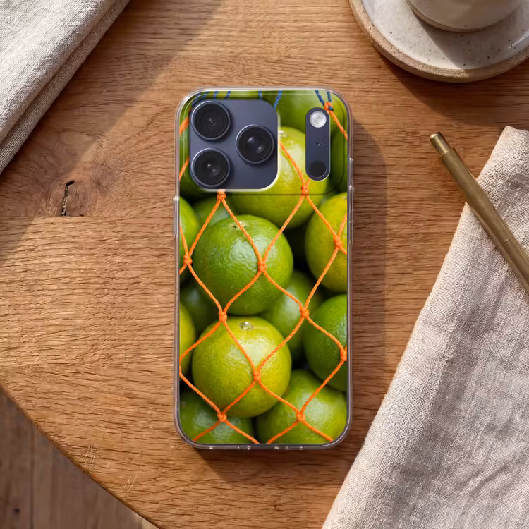 Eten - Net - Groen - Markt Telefoonhoesje iPhone 17 Pro klein -sfeer1