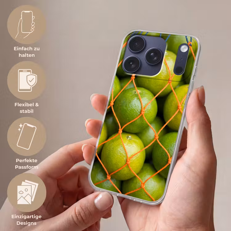 Eten - Net - Groen - Markt Telefoonhoesje iPhone 17 Pro klein -sfeer3_DE