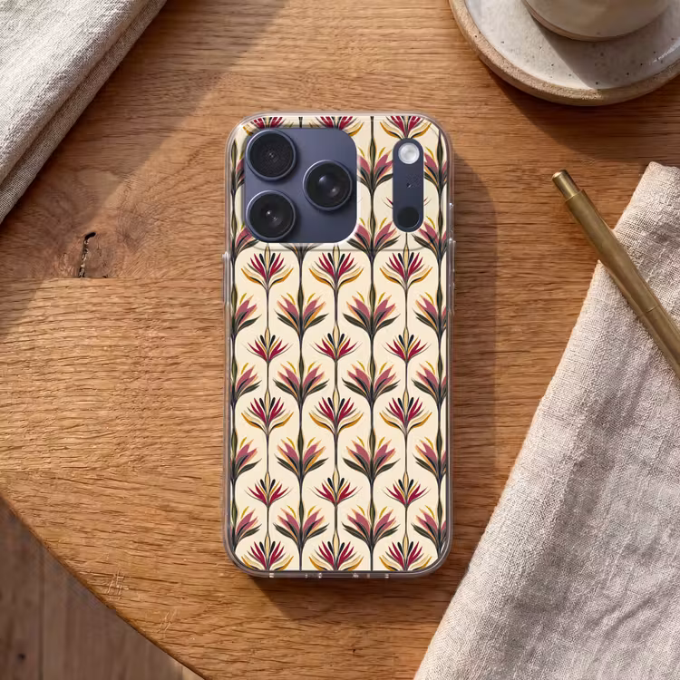 Waaier - Motief - Kleurrijk Telefoonhoesje iPhone 17 Pro klein 878 -sfeer1